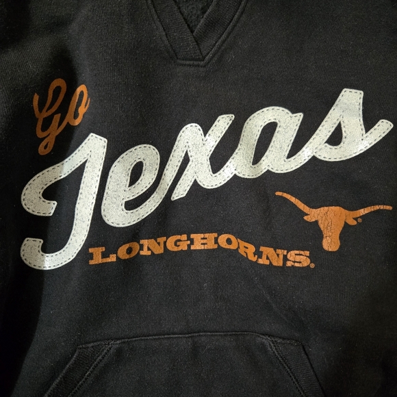 Texas Longhorns Soffes Hoodie Womens Size Extra Large Go Texas Long Horns Navy - Picture 2 of 5
